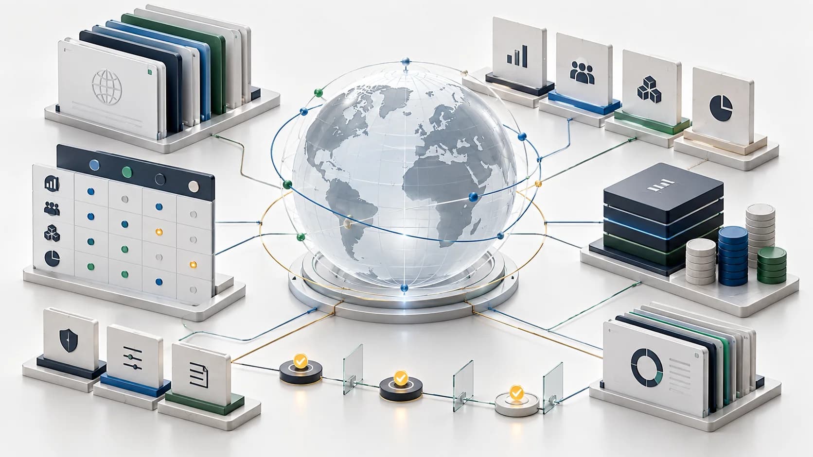 Global broker regulatory planning workspace with jurisdiction files, permission matrices, governance controls, resources, and audit paths